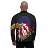 USA Eagle Patriotic Print Men's Bomber Jacket-grizzshop