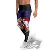 USA Eagle Patriotic Print Men's Leggings-grizzshop