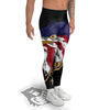 USA Eagle Patriotic Print Men's Leggings-grizzshop