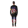 USA Eagle Patriotic Print Men's Pajamas-grizzshop