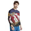 USA Eagle Patriotic Print Men's Sweatshirt-grizzshop