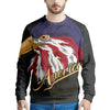 USA Eagle Patriotic Print Men's Sweatshirt-grizzshop