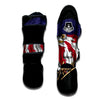 USA Eagle Patriotic Print Muay Thai Shin Guards-grizzshop