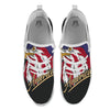 USA Eagle Patriotic Print White Athletic Shoes-grizzshop