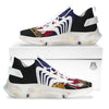 USA Eagle Patriotic Print White Gym Shoes-grizzshop