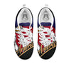 USA Eagle Patriotic Print White Sneaker-grizzshop