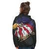 USA Eagle Patriotic Print Women's Hoodie-grizzshop