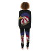 USA Eagle Patriotic Print Women's Pajamas-grizzshop