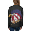 USA Eagle Patriotic Print Women's Sweatshirt-grizzshop