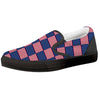 USA Flag 4th of July Print Pattern Black Slip On Shoes-grizzshop