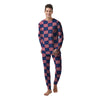 USA Flag 4th of July Print Pattern Men's Pajamas-grizzshop