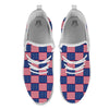 USA Flag 4th of July Print Pattern White Athletic Shoes-grizzshop