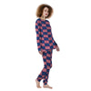 USA Flag 4th of July Print Pattern Women's Pajamas-grizzshop