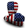 USA Flag Grunge Print Boxing Gloves-grizzshop