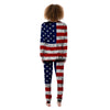 USA Flag Grunge Print Women's Pajamas-grizzshop