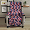 USA Flag Independence Day Print Pattern Armchair Protector-grizzshop