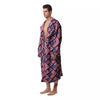 USA Flag Independence Day Print Pattern Men's Robe-grizzshop