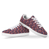 USA Flag Independence Day Print Pattern White Low Top Sneakers-grizzshop