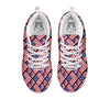 USA Flag Independence Day Print Pattern White Sneaker-grizzshop