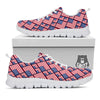 USA Flag Independence Day Print Pattern White Sneaker-grizzshop