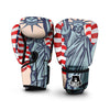 USA Flag Statue of Liberty Print Boxing Gloves-grizzshop