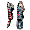 USA Flag Statue of Liberty Print Muay Thai Shin Guards-grizzshop