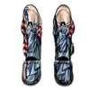 USA Flag Statue of Liberty Print Muay Thai Shin Guards-grizzshop