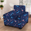 USA Star 4th of July Print Pattern Armchair Slipcover-grizzshop