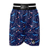 USA Star 4th of July Print Pattern Boxing Shorts-grizzshop