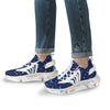 USA Star 4th of July Print Pattern White Gym Shoes-grizzshop