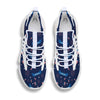 USA Star 4th of July Print Pattern White Gym Shoes-grizzshop