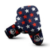 USA Star Blue And Red Print Pattern Boxing Gloves-grizzshop