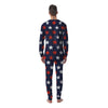 USA Star Blue And Red Print Pattern Men's Pajamas-grizzshop