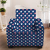 USA Star Fourth of July Print Pattern Armchair Slipcover-grizzshop