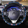 USA Star Fourth of July Print Pattern Car Steering Wheel Cover-grizzshop