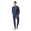 USA Star Fourth of July Print Pattern Men's Pajamas-grizzshop