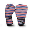 USA Star Red Striped Print Pattern Boxing Gloves-grizzshop