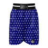 USA Star White And Blue Print Pattern Boxing Shorts-grizzshop