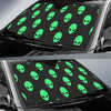 Ufo Alien Pattern Print Car Sun Shade-grizzshop