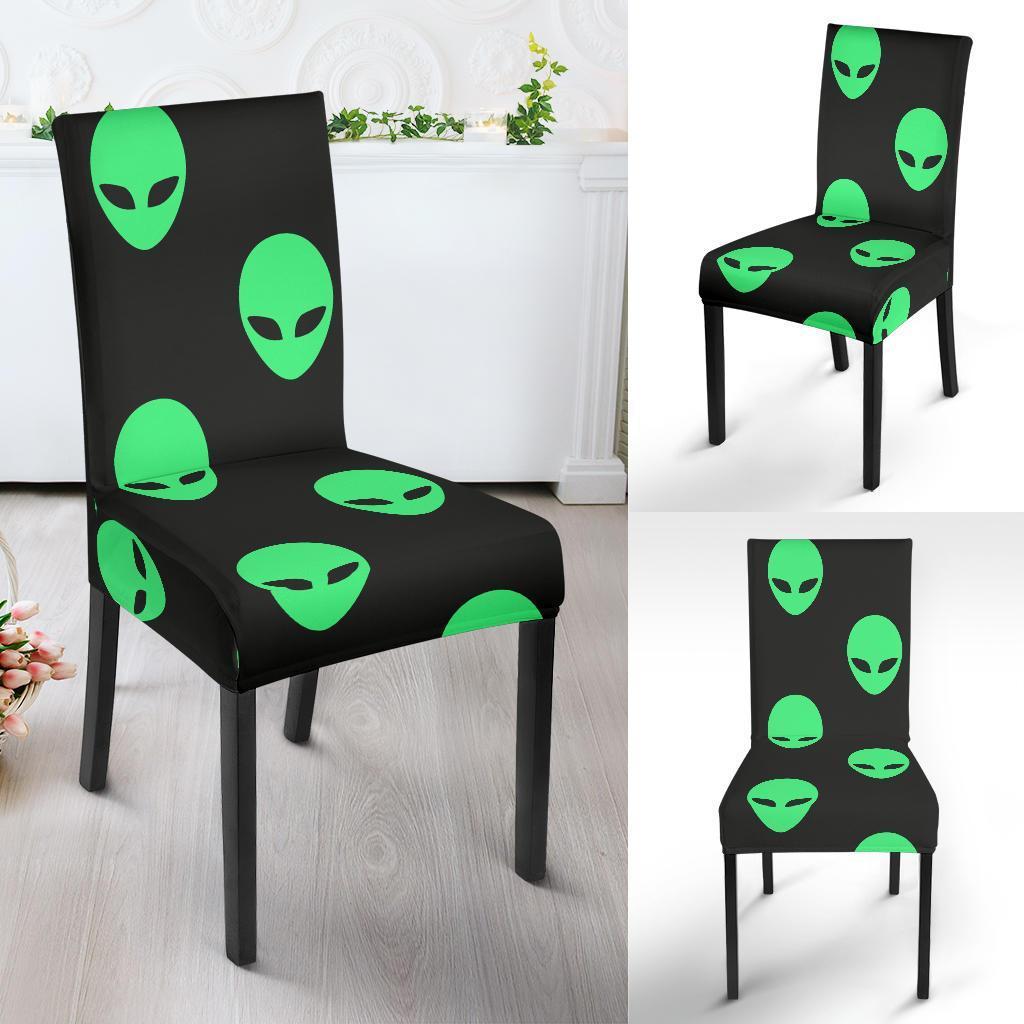 Ufo Alien Pattern Print Chair Cover-grizzshop