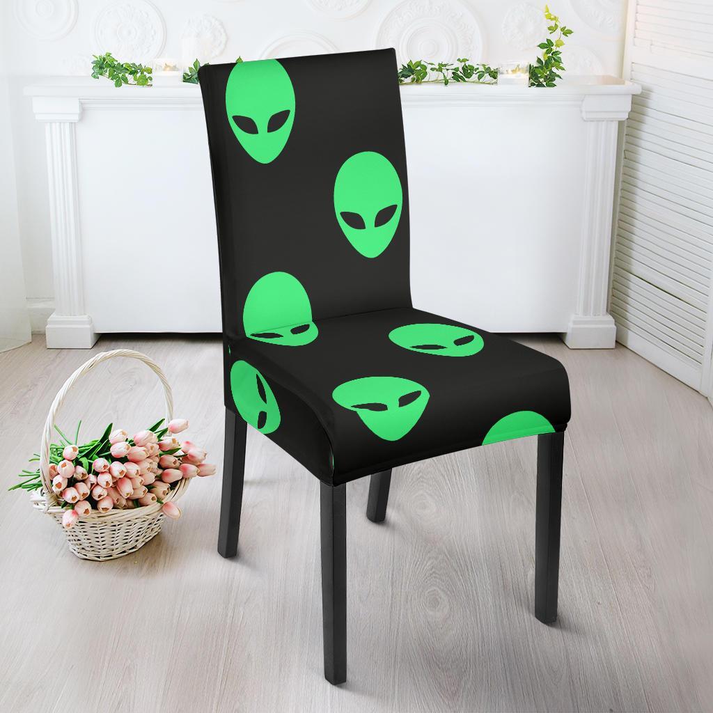 Ufo Alien Pattern Print Chair Cover-grizzshop