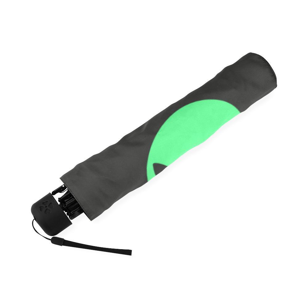 Ufo Alien Pattern Print Foldable Umbrella-grizzshop