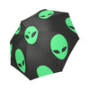 Ufo Alien Pattern Print Foldable Umbrella-grizzshop