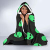 Ufo Alien Pattern Print Hooded Blanket-grizzshop