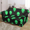 Ufo Alien Pattern Print Loveseat Cover-grizzshop