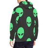 Ufo Alien Pattern Print Men Pullover Hoodie-grizzshop