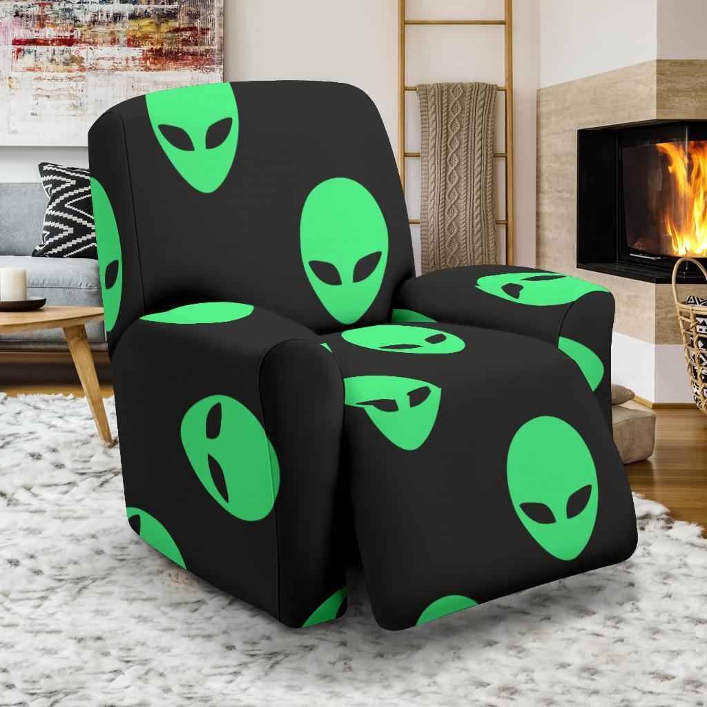 Ufo Alien Pattern Print Recliner Cover-grizzshop