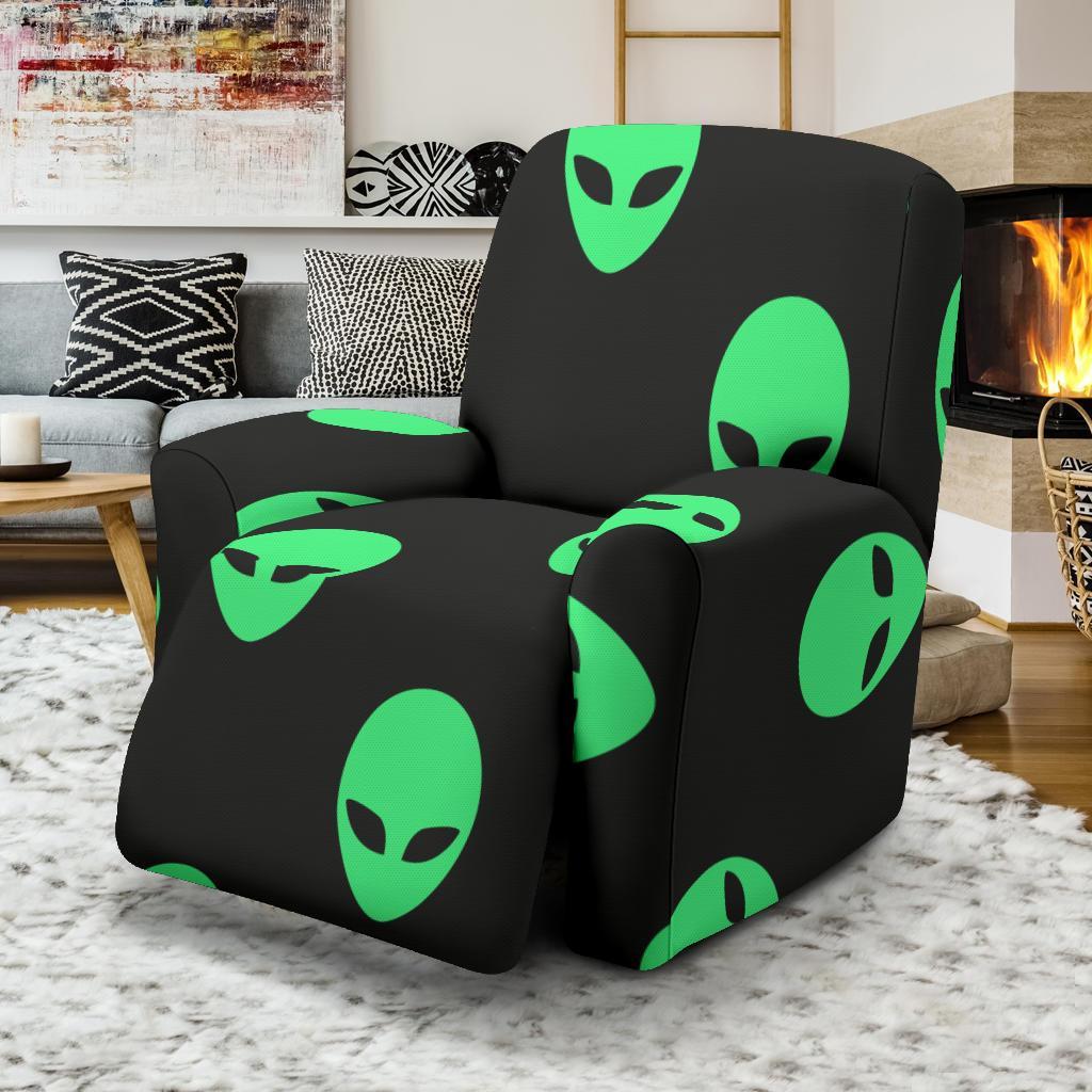 Ufo Alien Pattern Print Recliner Cover-grizzshop