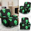 Ufo Alien Pattern Print Recliner Cover-grizzshop