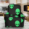 Ufo Alien Pattern Print Recliner Cover-grizzshop